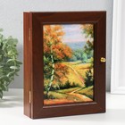 Ключница "Русский лес" 17х22 см,орех - фото 22578312