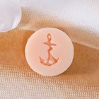 Молд силиконовый "Якорь малый" (издел.1,7х1 см) - фото 24384947