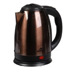 Чайник электрический "Добрыня" DO-1224C, металл, 1.8 л, 1800 Вт, коричневый - фото 3913103