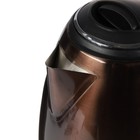 Чайник электрический "Добрыня" DO-1224C, металл, 1.8 л, 1800 Вт, коричневый - фото 9397872