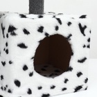 Домик для кошек с когтеточкой, 35×45×75 см, квадратный, 3х-этажный, ковролин, цвет МИКС - Фото 8