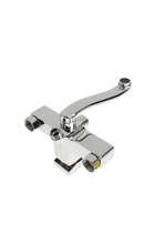 Смеситель для ванны ZEIN Z2245, короткий излив, картридж 35 мм, с душевым набором, хром - фото 805354354