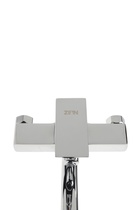 Смеситель для ванны ZEIN Z2245, короткий излив, картридж 35 мм, с душевым набором, хром - фото 805354355