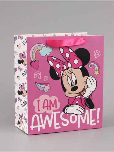 Пакет подарочный I am awesome!, 23×27×11.5 см
