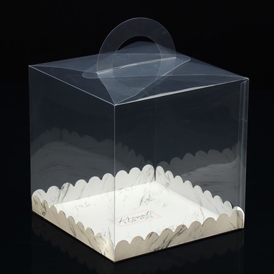 Коробка-сундук, кондитерская упаковка «Present for you», 20 х 20 х 20 см
