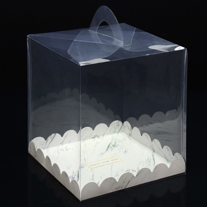 Коробка-сундук, кондитерская упаковка «Only for you», 26 х 26 х 28 см - Фото 1
