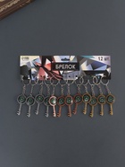 Брелок для ключей на кольце «Ключик с компасом», металл, 2.5×0.5×5.8 см, МИКС - Фото 4