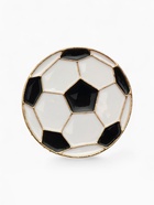 Значок «Мяч» футбольный, цвет чёрно-белый в золоте - Фото 1