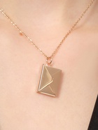 Кулон на цепочке «Конверт», с посланием, цвет розовое золото, 46 см - Фото 11