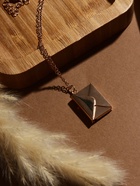 Кулон на цепочке «Конверт», с посланием, цвет розовое золото, 46 см - Фото 8