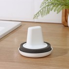 Щётка для мытья посуды поролоновая с абразивной частью, с подставкой - фото 24478072