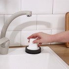 Щётка для мытья посуды поролоновая с абразивной частью, с подставкой - фото 24478079