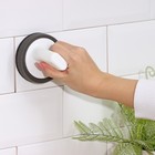 Щётка для мытья посуды поролоновая с абразивной частью, с подставкой - фото 24478080