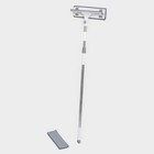 Окномойка с насадкой из микрофибры, фиксатор, стальная телескопическая ручка, 28.5×8.5×85(135) см - Фото 8