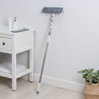 Окномойка с насадкой из микрофибры, фиксатор, стальная телескопическая ручка, 28.5×8.5×85(135) см - Фото 15