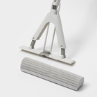 Швабра для мытья пола PVA Raccoon, со складным отжимом, насадка 28×6 см, стальная ручка с 3 секциями 130 см - Фото 3