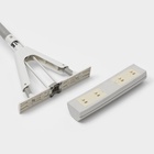 Швабра для мытья пола PVA Raccoon, со складным отжимом, насадка 28×6 см, стальная ручка с 3 секциями 130 см - Фото 4