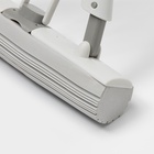 Швабра для мытья пола PVA Raccoon, со складным отжимом, насадка 28×6 см, стальная ручка с 3 секциями 130 см - Фото 5