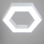 Люстра "Гексгон" LED 36Вт 4000К белый 60х60 см BayerLux - фото 10301920
