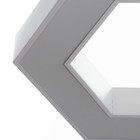 Люстра «Гексгон» LED 36 Вт 4000К белый 60×60 см BayerLux - фото 22058899