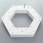 Люстра «Гексгон» LED 36 Вт 4000К белый 60×60 см BayerLux - фото 22058900