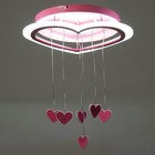Люстра "Нежность" LED 51Вт 4000К розовый 50х50х30 см BayerLux - Фото 3