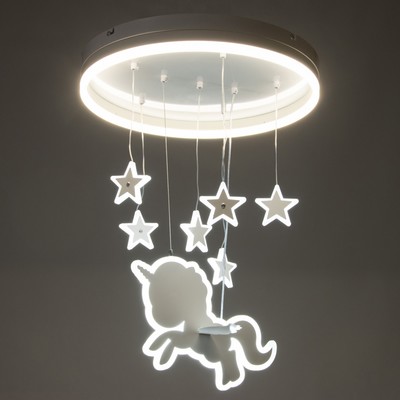 Люстра «Единорог» LED58 Вт 4000К белый 50×50×60 см BayerLux