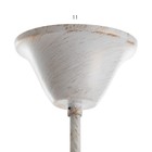 Люстра «Каролина» 5xE14 40 Вт белый с золотой патиной 57×57×39.5-98 см BayerLux - фото 5026185