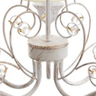 Люстра «Каролина» 5xE14 40 Вт белый с золотой патиной 57×57×39.5-98 см BayerLux - фото 5026187