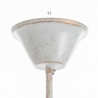 Люстра «Франческа» 5xE14 40 Вт белый с золотой патиной 57×57×39-98 см BayerLux - фото 22059062