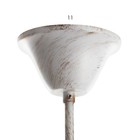 Люстра «Беатрис» 5xE14 40 Вт белый с золотой патиной 56.5×56.5×48.5-105 см BayerLux - фото 5034506