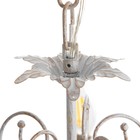 Люстра «Беатрис» 5xE14 40 Вт белый с золотой патиной 56.5×56.5×48.5-105 см BayerLux - фото 5034508