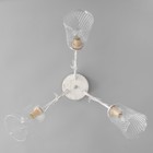 Люстра BayerLux «Глория», 3xE14, 40 Вт, белый с золотой патиной, 61.5×61.5×27 см - фото 3820375