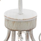 Люстра «Виктория» 5xE14 40 Вт белый с золотой патиной 57.5×57.5×46.5-105 см BayerLux - фото 4370696