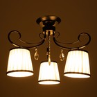 Люстра "Дженни" 3xE14 40Вт черно-золотой 56,5х56,5х36,5 см BayerLux 7794174