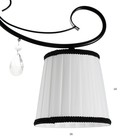 Люстра "Дженни" 5xE14 40Вт черно-золотой 56,5х56,5х36,5 см BayerLux 7794175