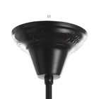 Люстра "Джил" 5xE14 40Вт черный 57х57х42-100 см BayerLux - Фото 5