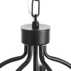 Люстра "Джил" 5xE14 40Вт черный 57х57х42-100 см BayerLux - Фото 7