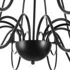 Люстра "Джил" 12xE14 40Вт черный 87х87х45-100 см BayerLux - Фото 4