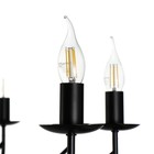 Люстра "Джил" 12xE14 40Вт черный 87х87х45-100 см BayerLux - Фото 6