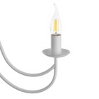 Люстра "Джил" 8xE14 40Вт белый 75х75х42-100 см BayerLux - Фото 6