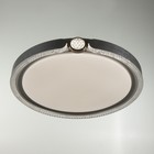 Люстра "Маркиза ринг" LED 80Вт 3000-6000К ПДУ серый 50х50х8см BayerLux - Фото 2