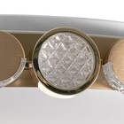 Люстра "Маркиза ринг" LED 80Вт 3000-6000К ПДУ золото 50х50х8см - Фото 6