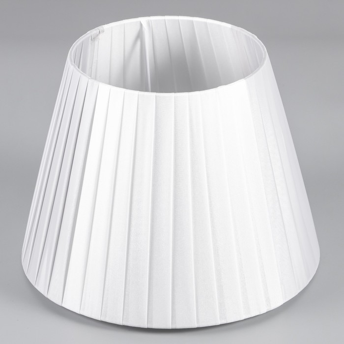 Абажур E27, серо-белый, 25×25×19 см - Фото 1