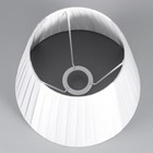 Абажур E27 серо-белый 25х25х19 см - фото 26861271