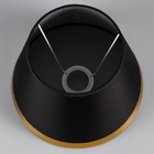 Абажур E27 черный 25х25х19 см - фото 26861286