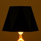 Абажур BayerLux, E27, черно-золотой, 28×25×19 см - фото 26861295