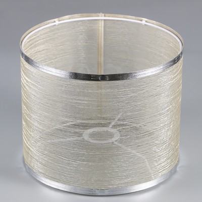 Абажур E27, серый, 25×25×20 см