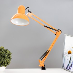 Настольная лампа "Джуни" Е27 40Вт оранжевый 16х16х90 см