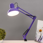 Настольная лампа "Джуни" Е27 40Вт фиолетовый 16х16х90 см RISALUX - Фото 2